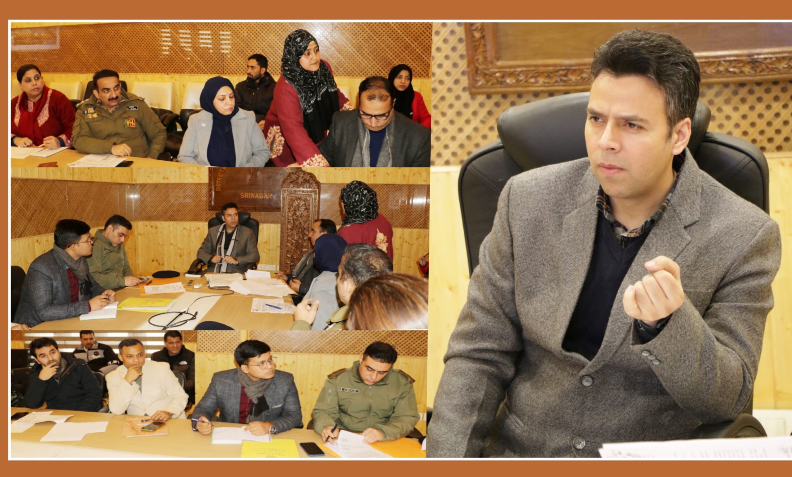 DM Srinagar chairs District Level Screening cum Coordination Committee DLSCC meeting scaled