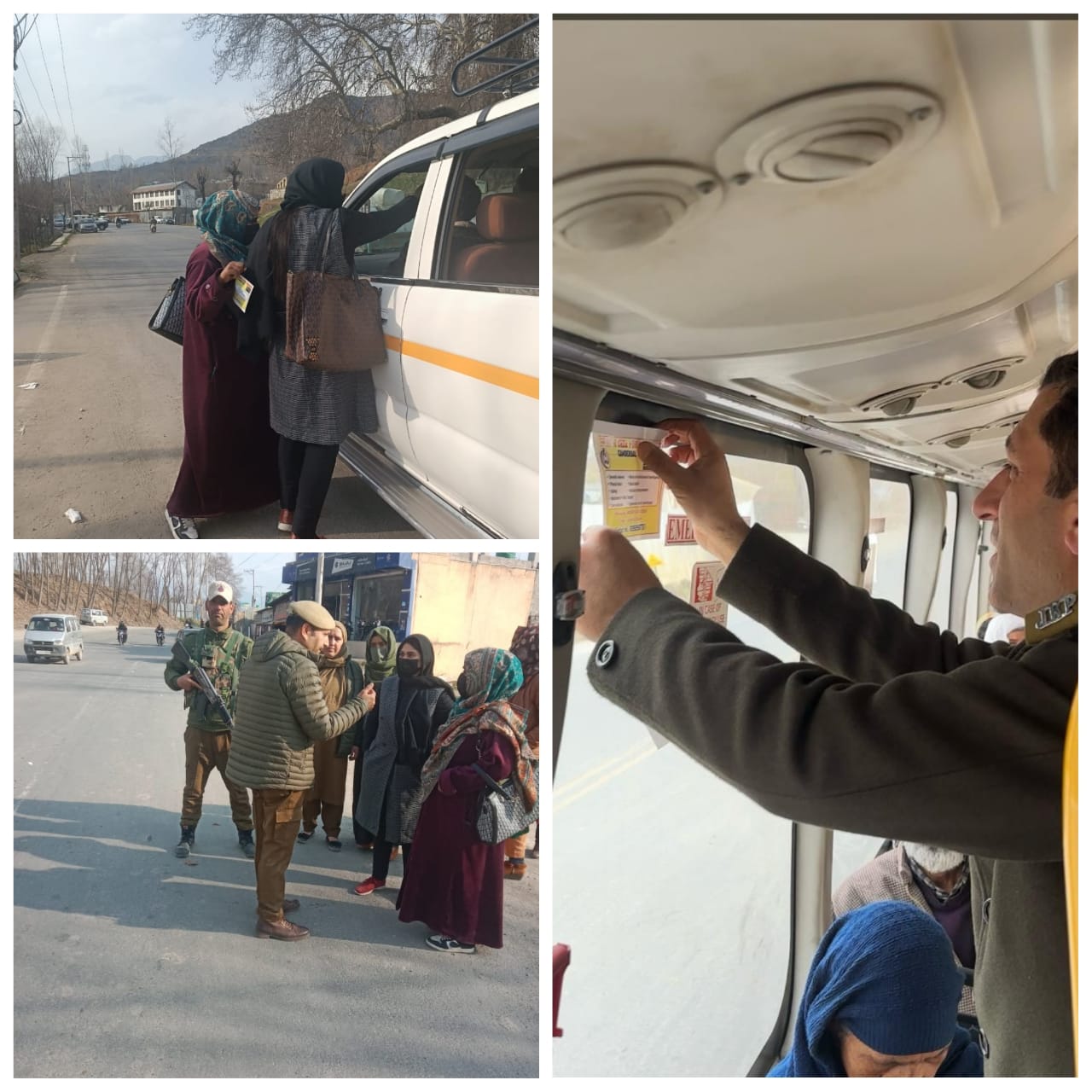 police conducts awareness drive against women harassment violence in ganderbal