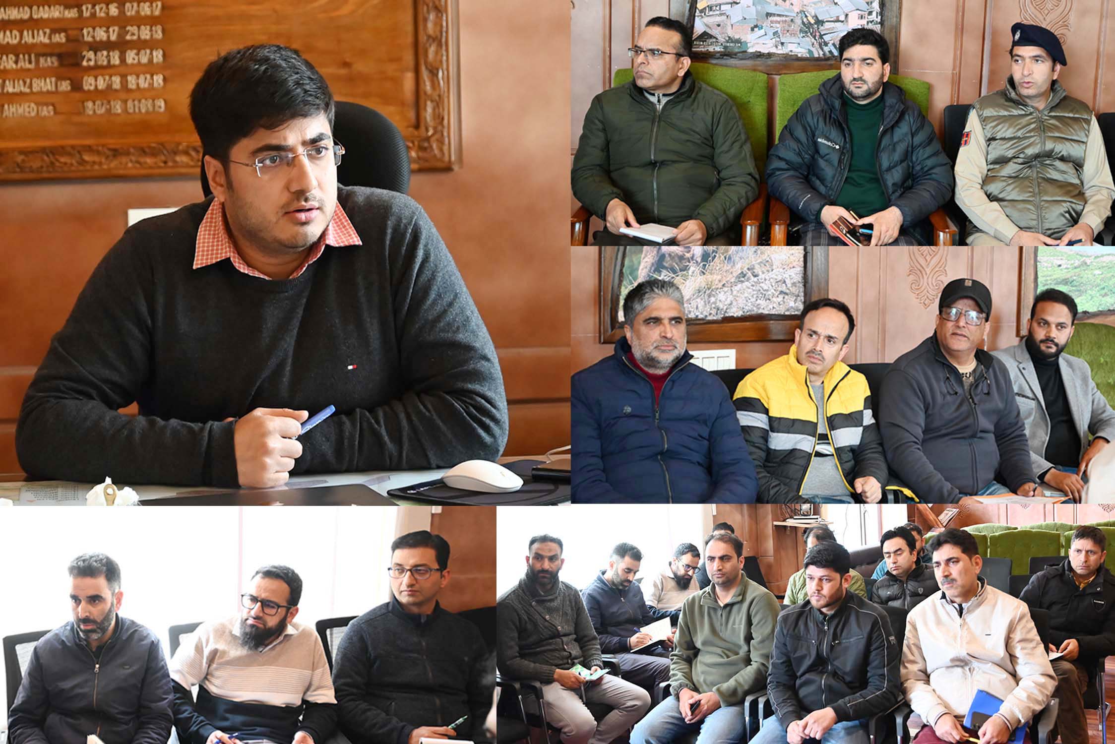 DEO Shopian reviews arrangements for Home Voting Postal Voting
