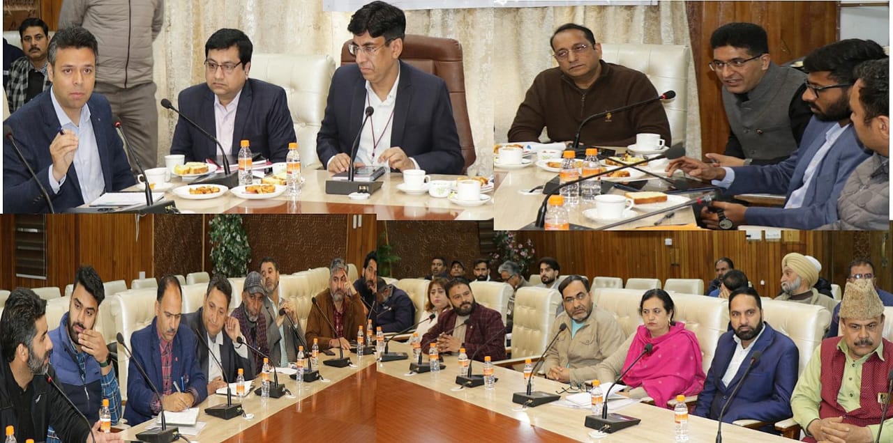 General Police Expenditure Observers for Srinagar PC hold interaction with contesting candidates