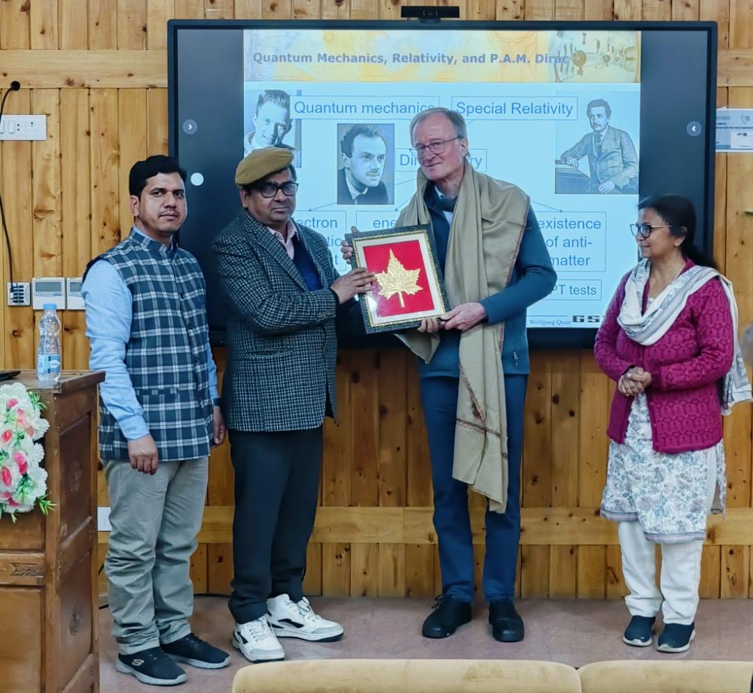 Prof. Quint from GSI Germany delivers expert talk on %E2%80%98Ion Trap at NIT Srinagar
