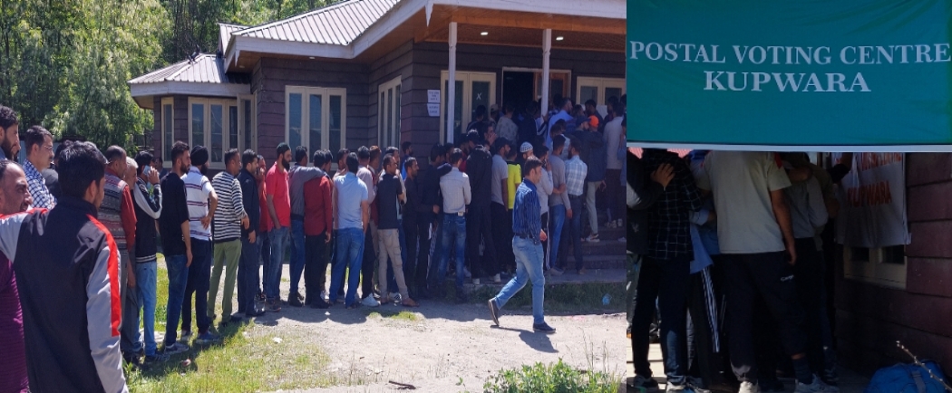 Postal Ballot Voting for government employees begins in Kupwara district on first day 479 votes casted