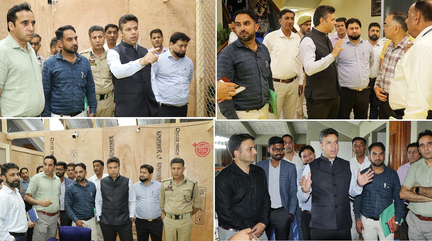 Returning Officer 02 Srinagar PC finalizes arrangements for Counting of votes at SKICC Centaur