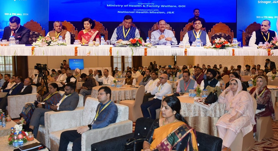 Secy MoHFW Advisor Bhatnagar address NHMs National Conference at Srinagar
