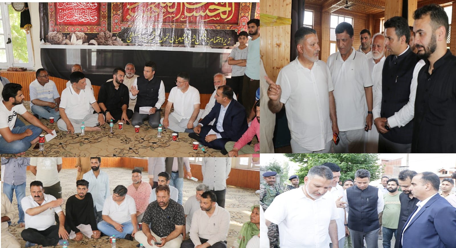 DC Srinagar Visits Imambaras at Zadibal and Rainwari to Ensure Muharram Preparations