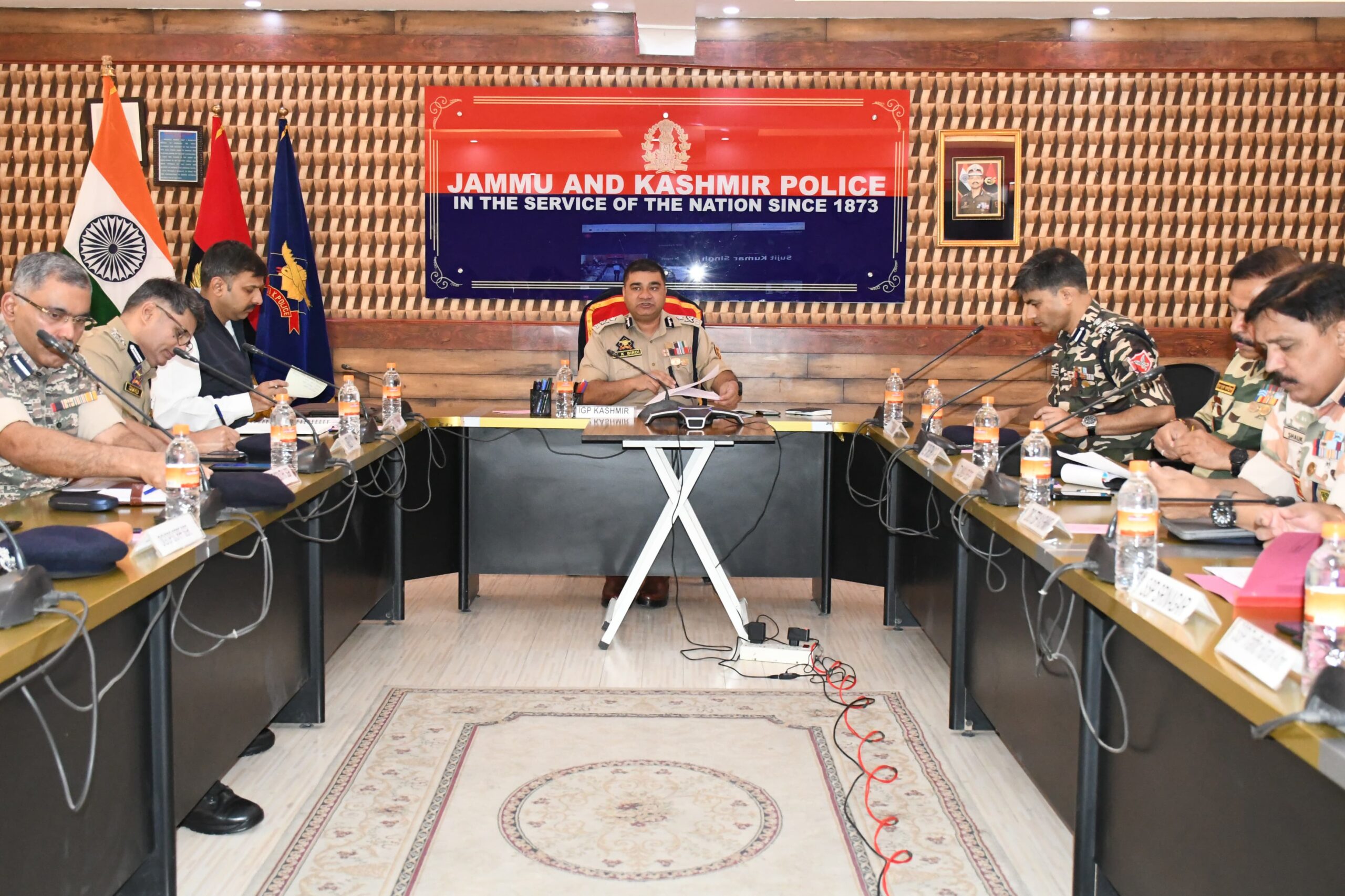 IGP Kashmir chairs security review meeting regarding Muharram sanjy 2024 scaled