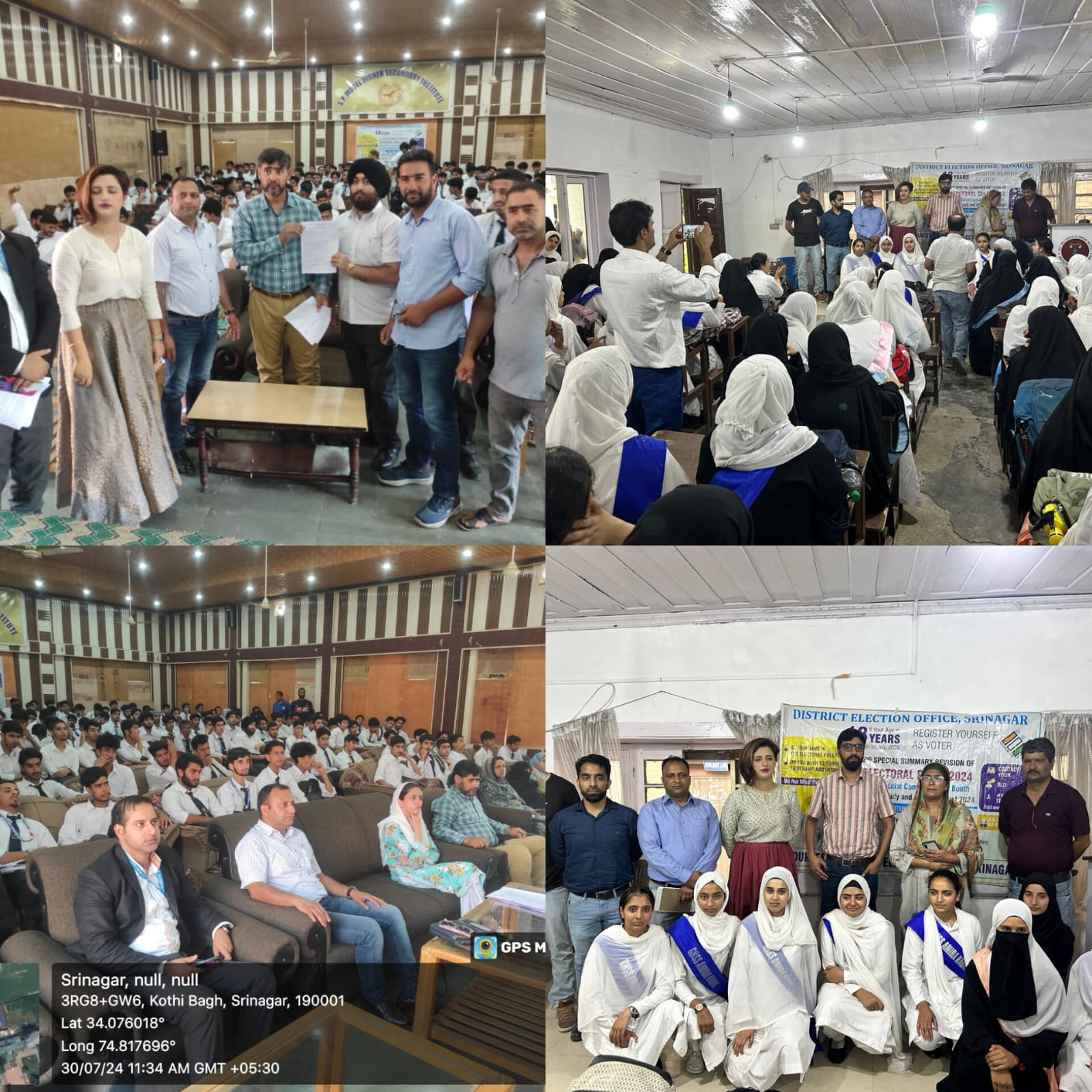 Series of Awareness cum Registration drives held in Srinagar