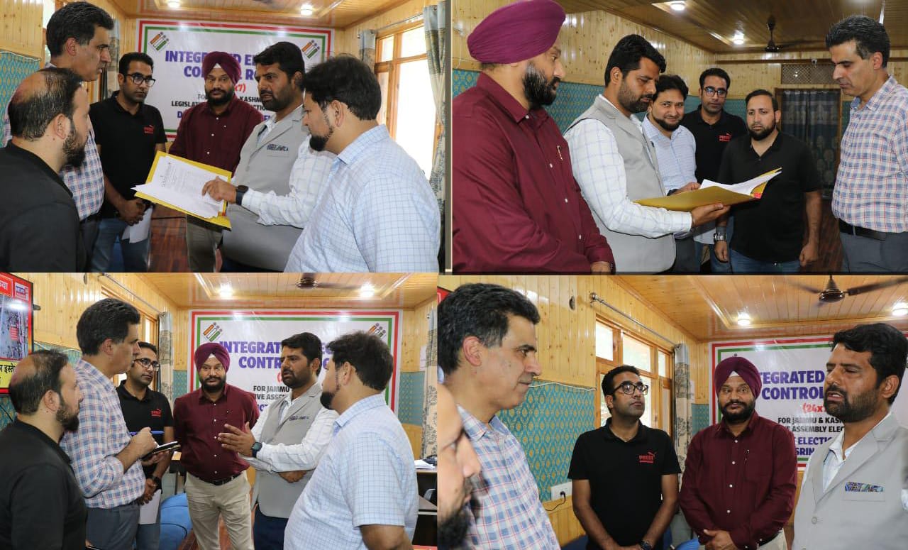 General Observer Rajan Vishal reviews working of MCMC Media Centre Srinagar