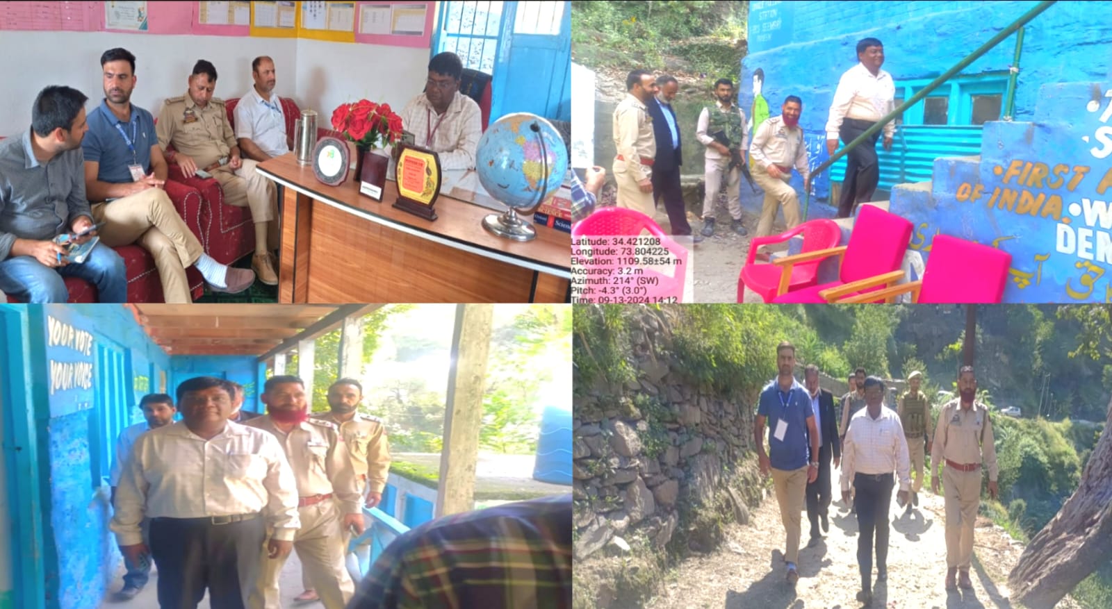 General observer visits various polling stations in AC 1 Karnah