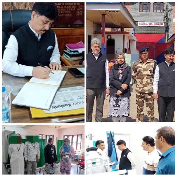 PDSJ Srinagar conducts thorough inspection of Central Jail Srinagar