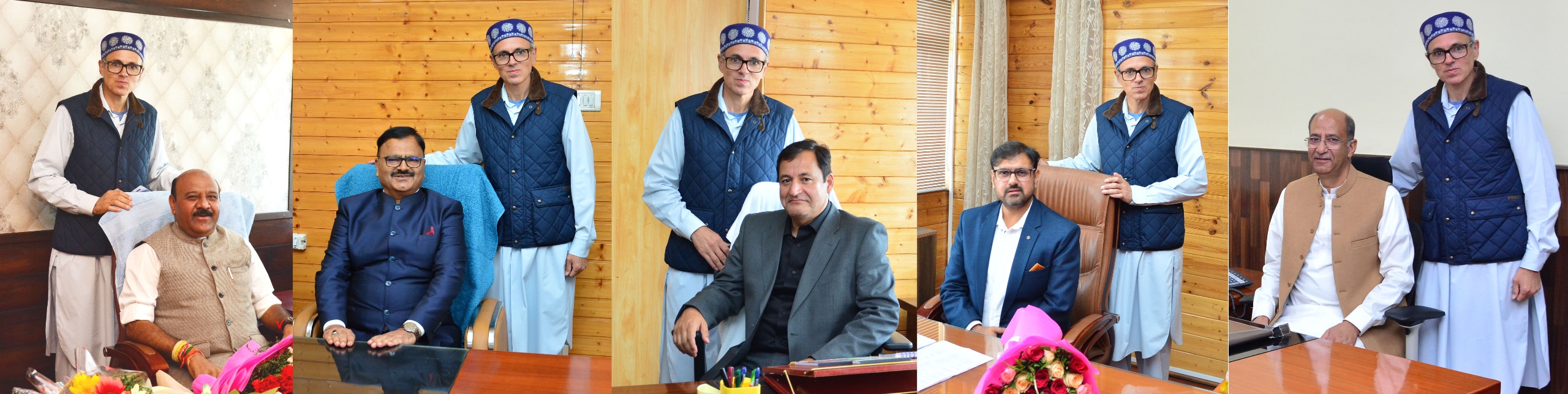 Chief Minister visits Cabinet colleagues Advisor to congratulate them on assuming office 18