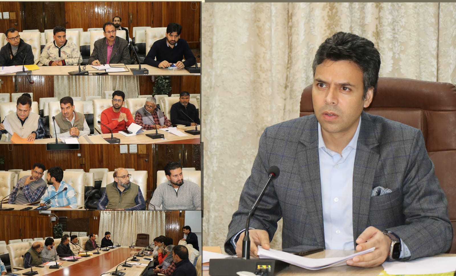 District Administration Srinagar Holds Comprehensive Meeting to Finalize Five Year District Irrigation Plan