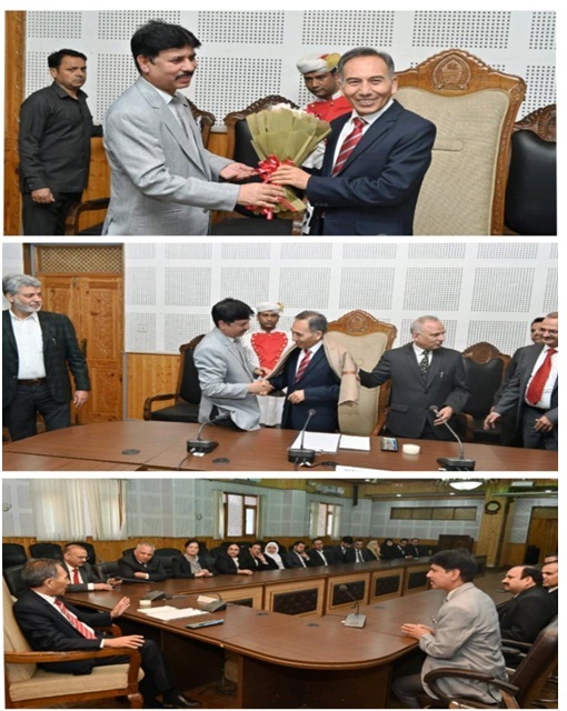Judicial Officers of District Srinagar felicitate Justice Tashi Rabstan for elevation to Chief Justice