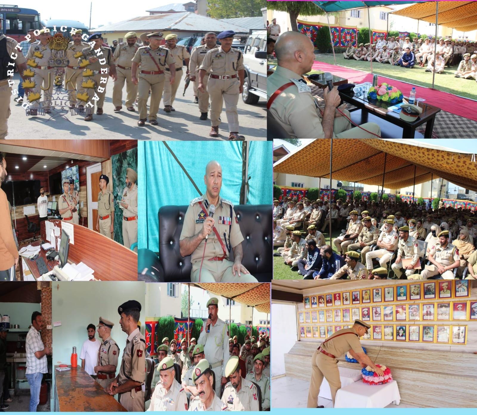 SSP Ganderbal chairs interaction meeting with jawans at DPL Ganderbal