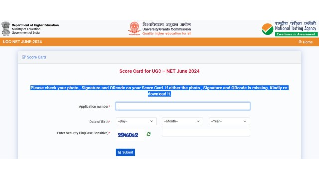 ugc net official website