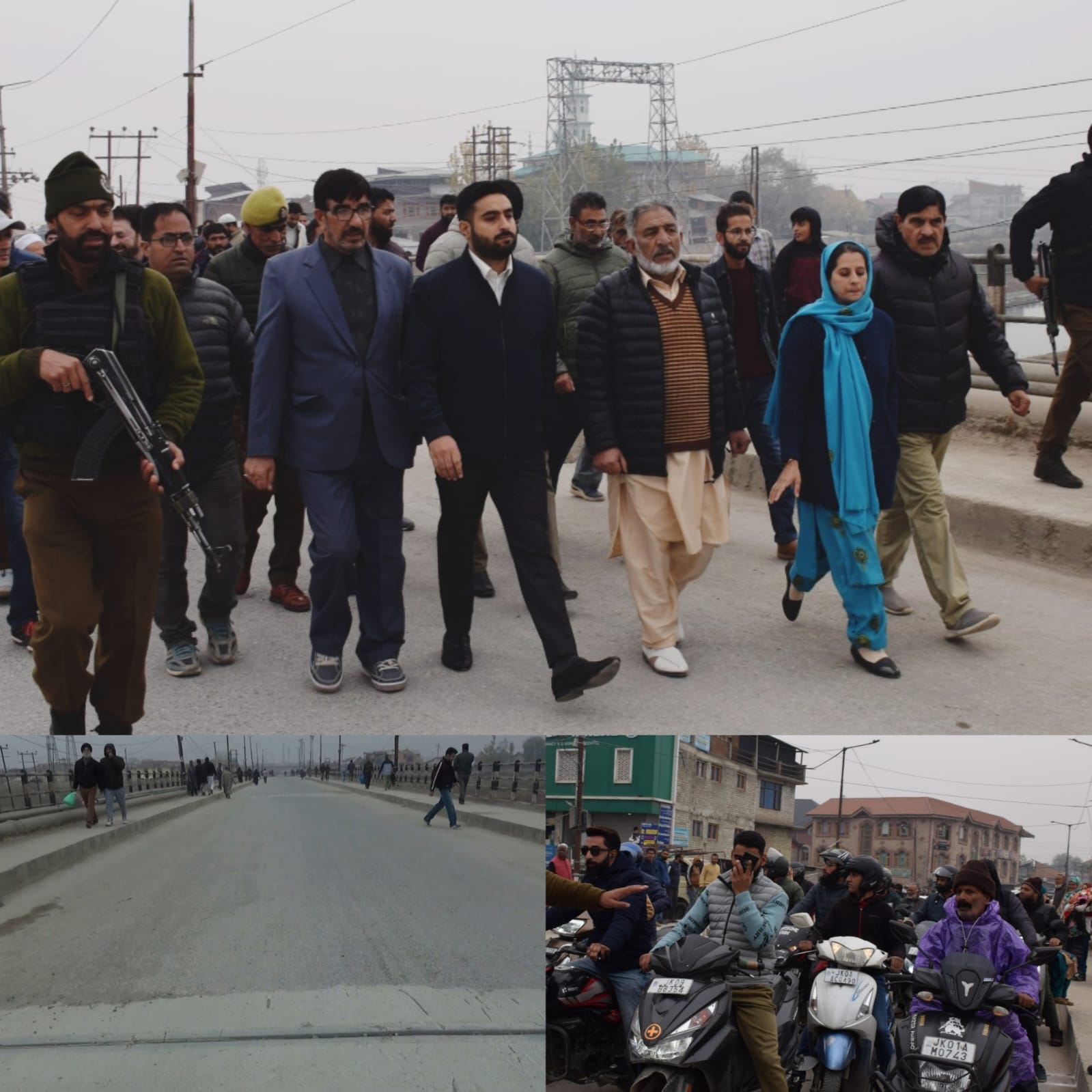 Bemina Bridge thrown open to public as work on its restoration repair of completed