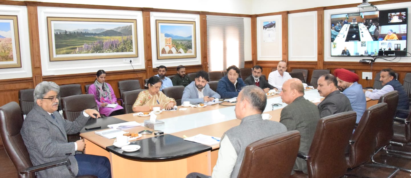 Chief Secretary reviewing functioning of Health Medical Education Department 28