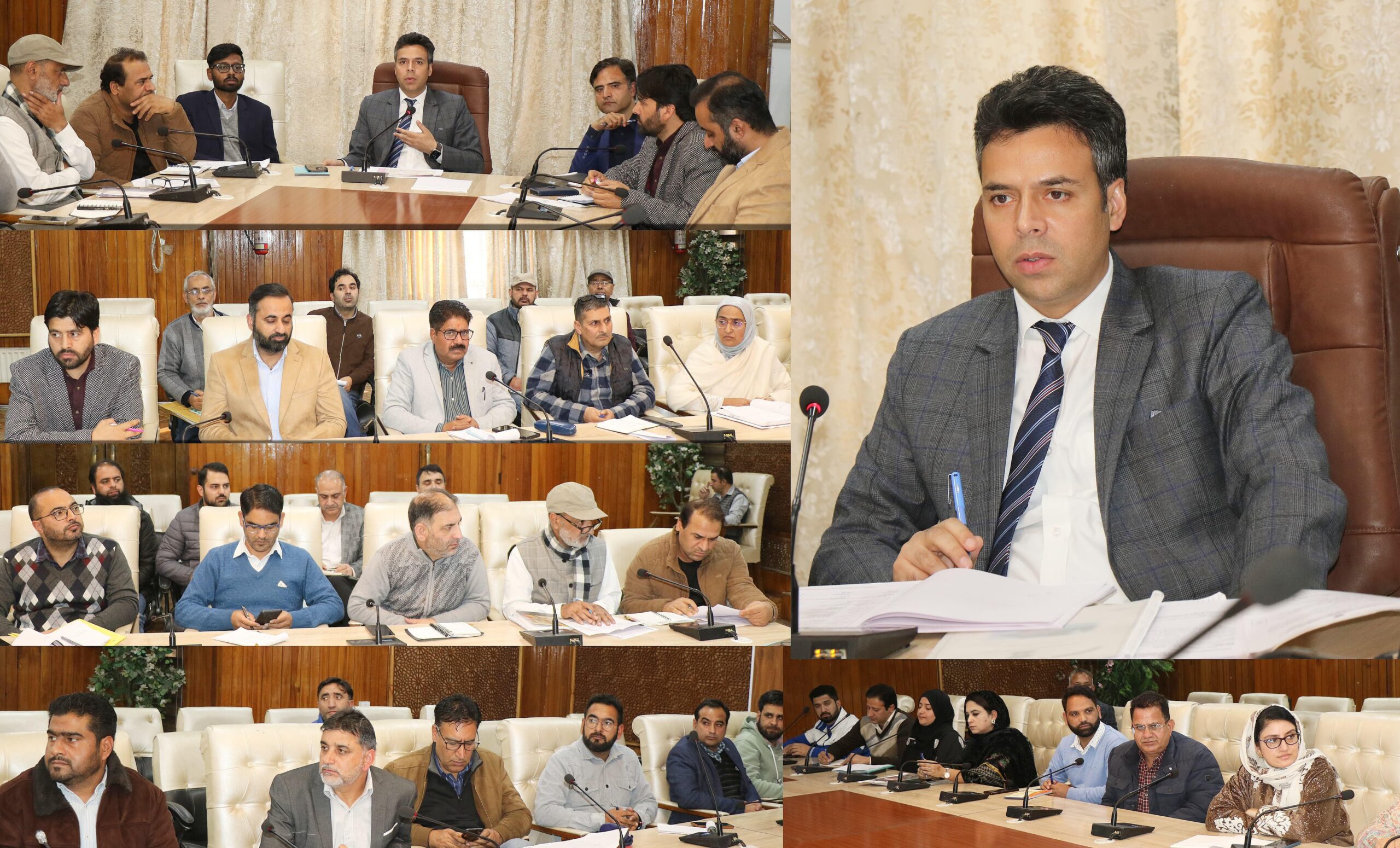 DC Srinagar chairs meeting with Revenue Officers and Executing agencies scaled
