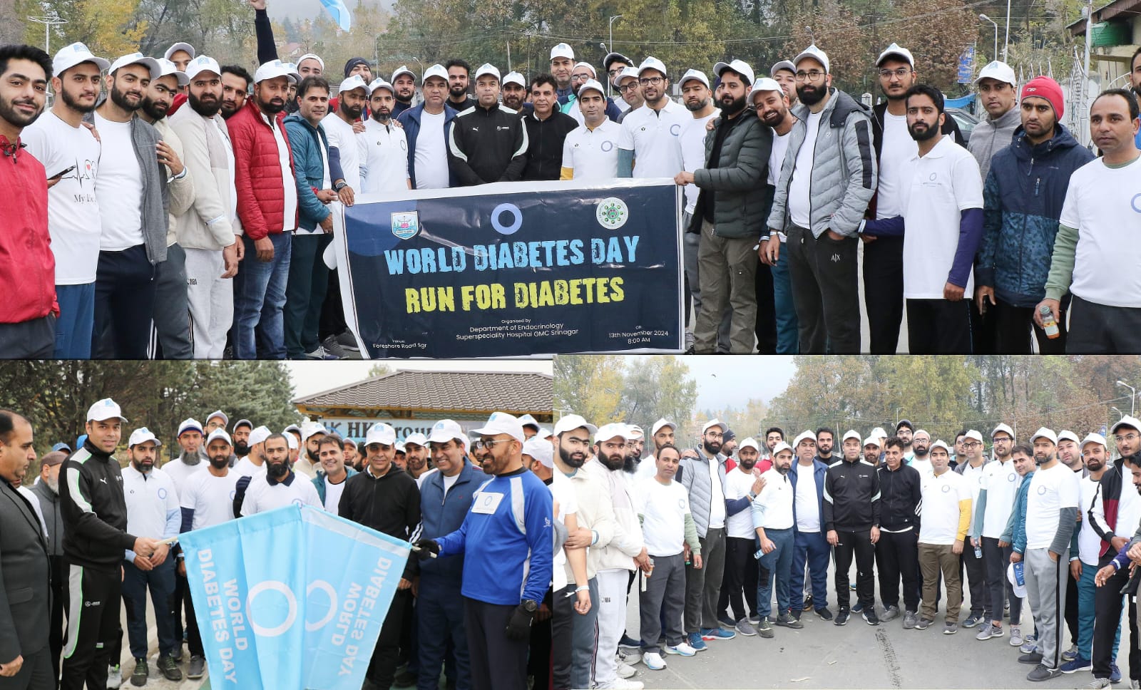 DC Srinagar flags off Run for Diabetes along Foreshore Nishat