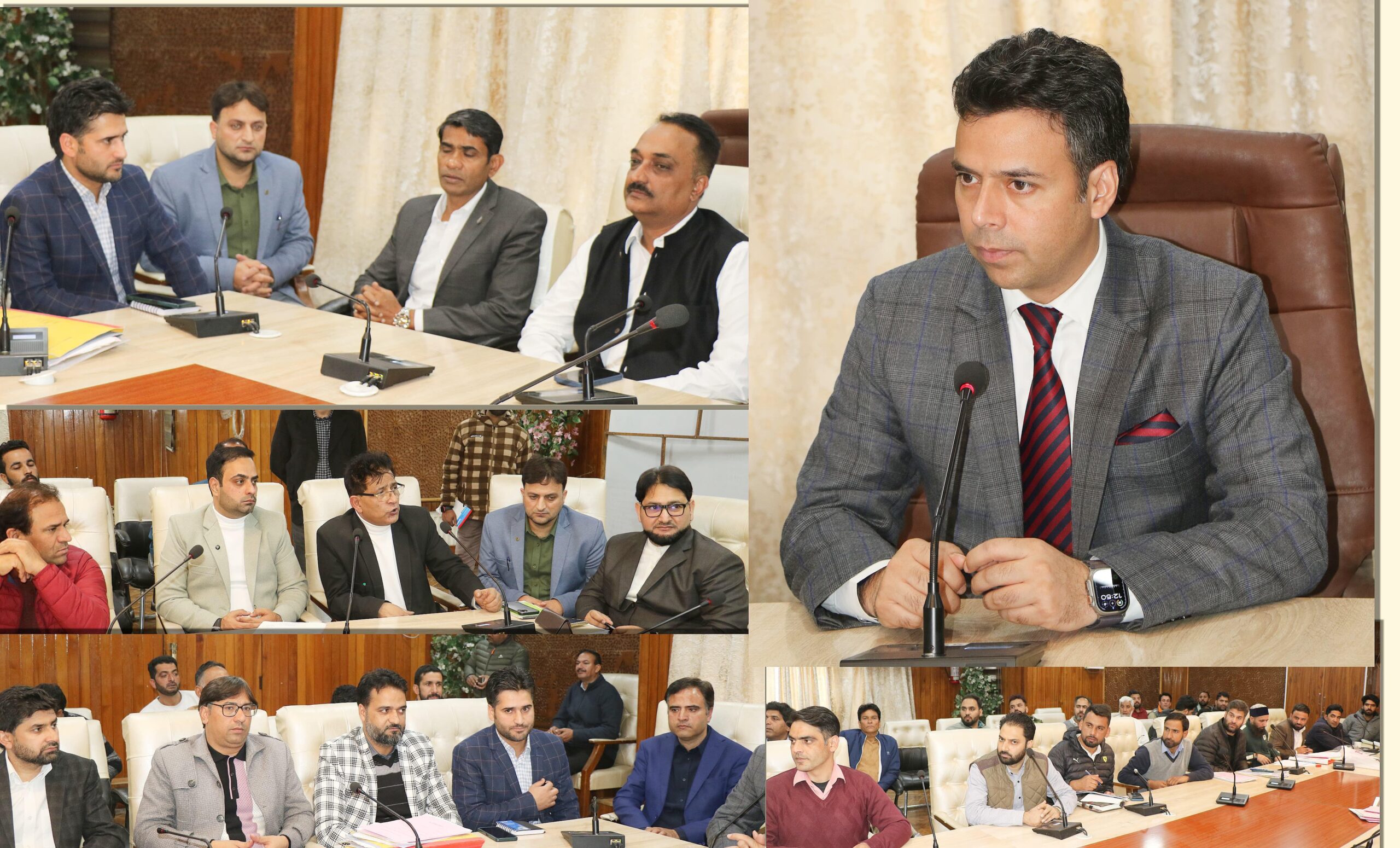 DEO Srinagar chairs Account Reconciliation meeting of Contesting Candidates of GELA 2024 scaled