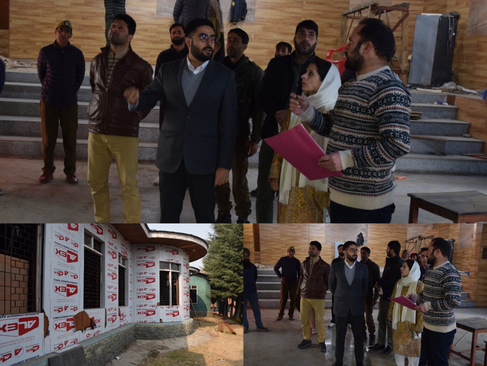 Deputy Commissioner Budgam Reviews Progress of work at Sheikh ul Alam Centre for Skill Development