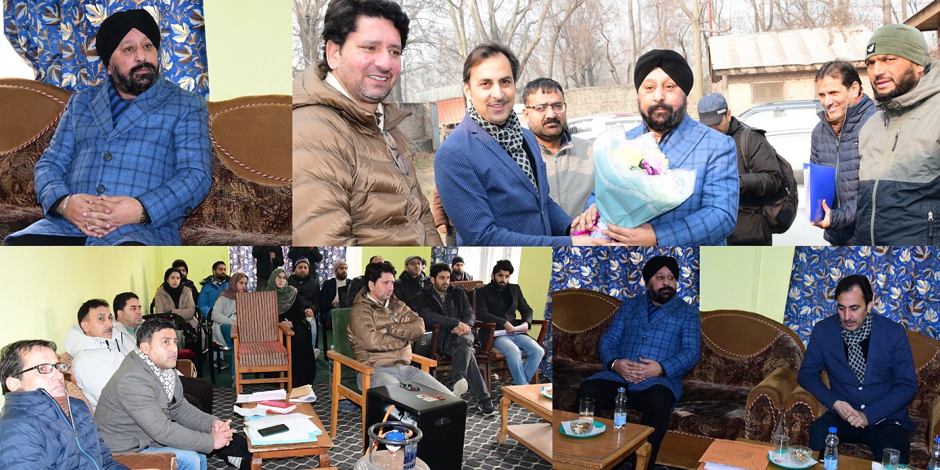 Director AHK reviews departmental activities progress achieved under various schemes at Ganderbal