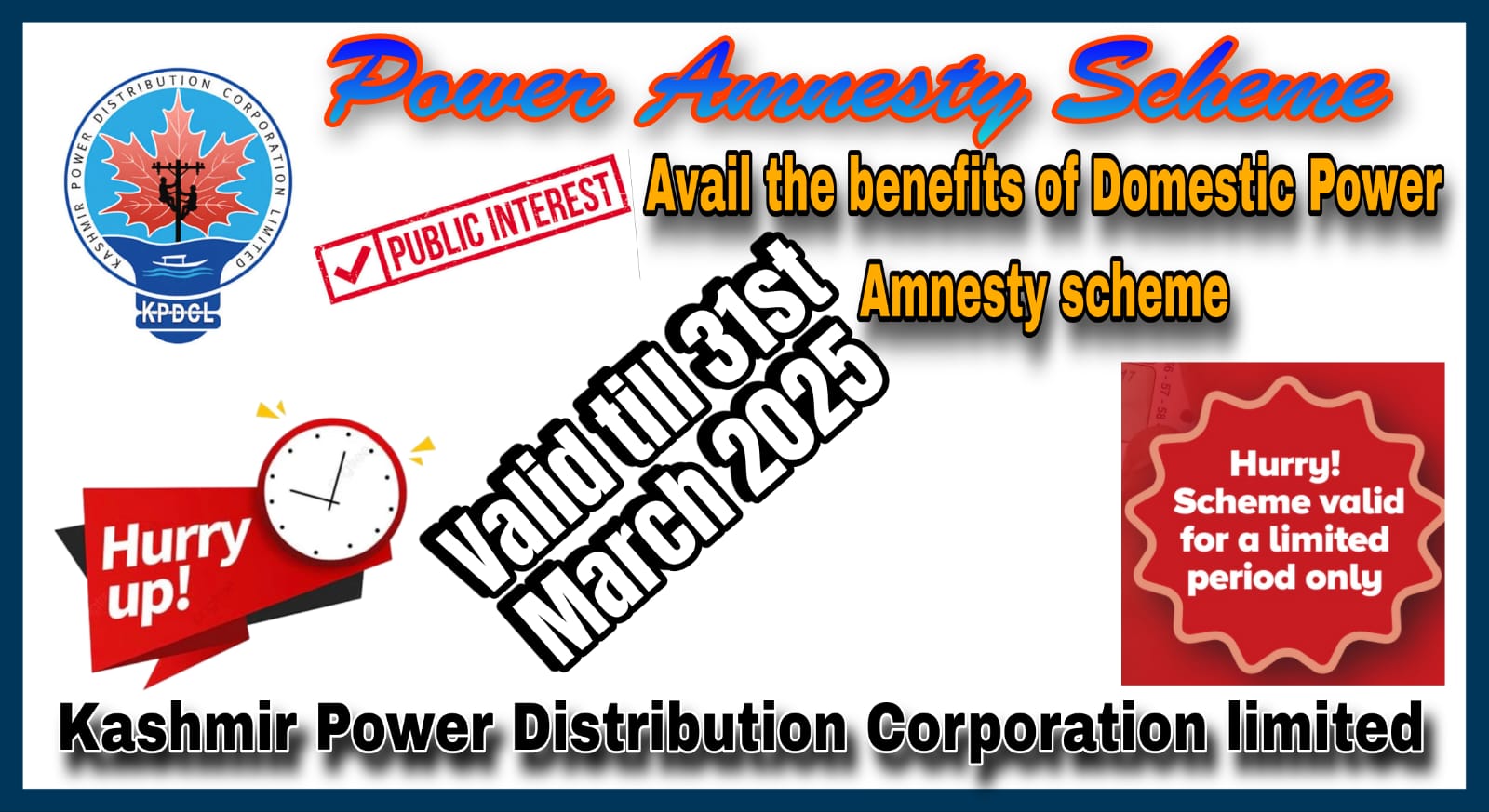 KPDCL raises final call for interest waiver under Amnesty Scheme 6