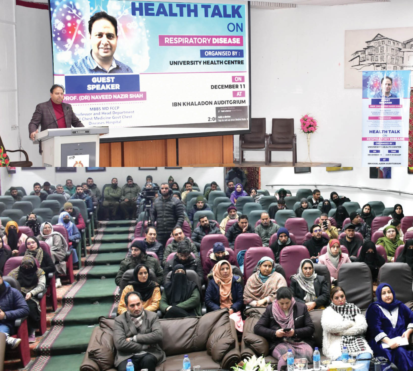 KU holds health talk on respiratory diseases