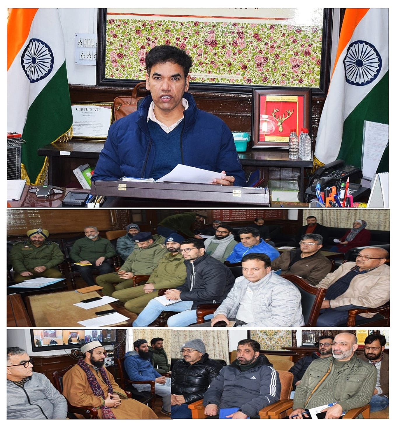 Ensure thorough preparations for Devotees on Shab e Meraj SAW Friday Following Div Com Kashmir to Officers