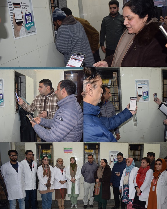 GMC Srinagar launches QR based Feedback System to enhance patient care service delivery