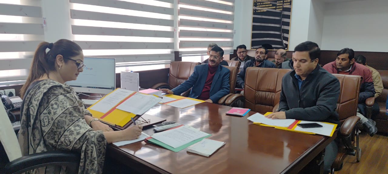 JK KVIB Chairperson chairs district officers review meeting 10