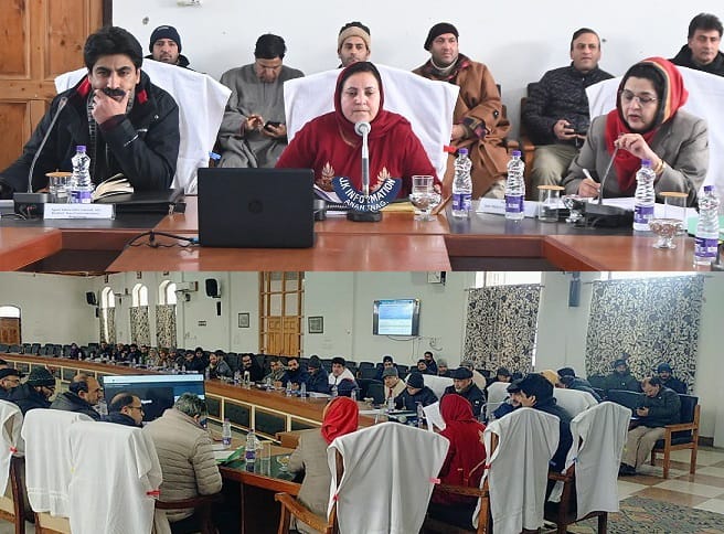 Sakeena Itoo reviews functioning of HME Deptt in Anantnag Kulgam Shopian districts 3