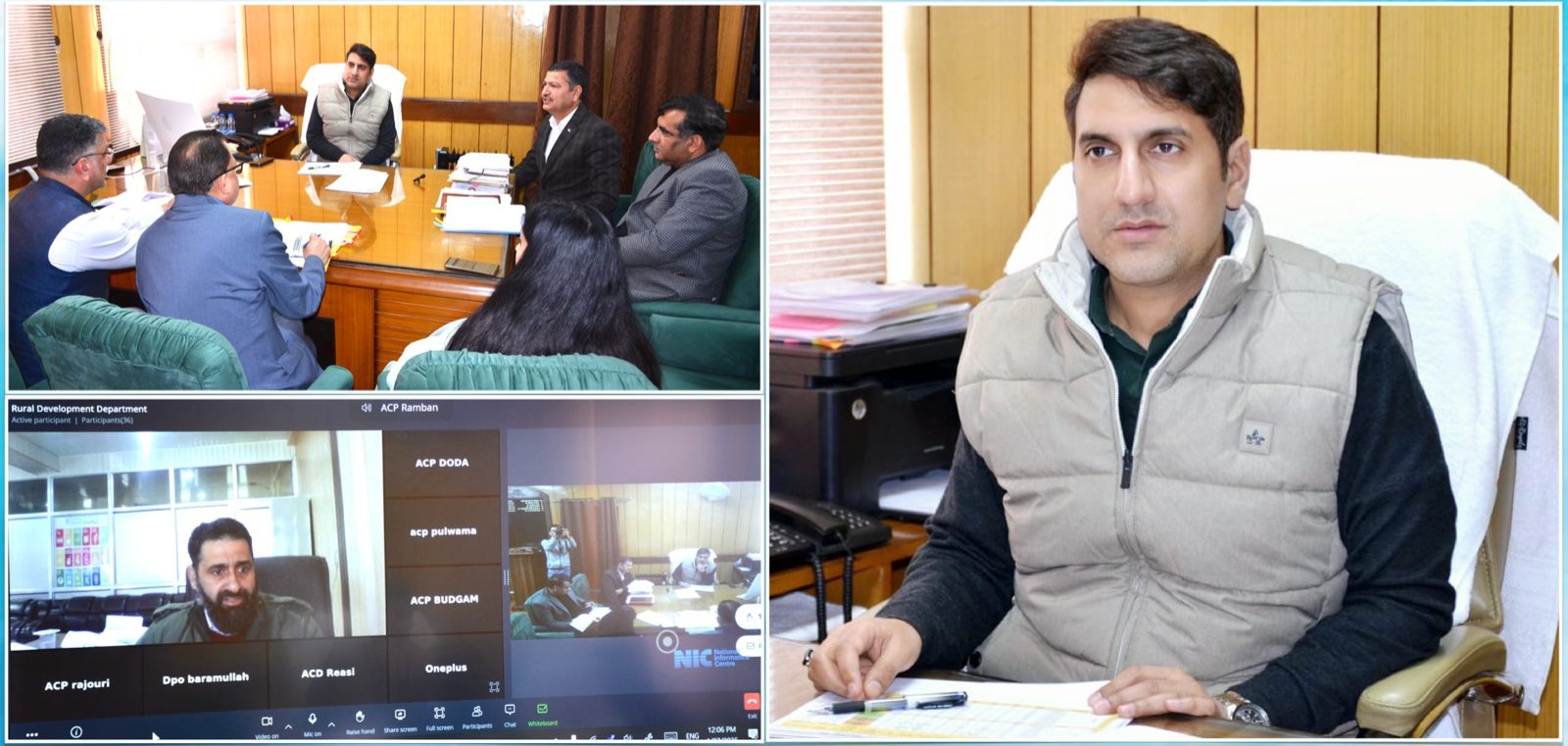 Secretary RDD urges speedy construction of Panchayat Ghars CSCs PLCs 27