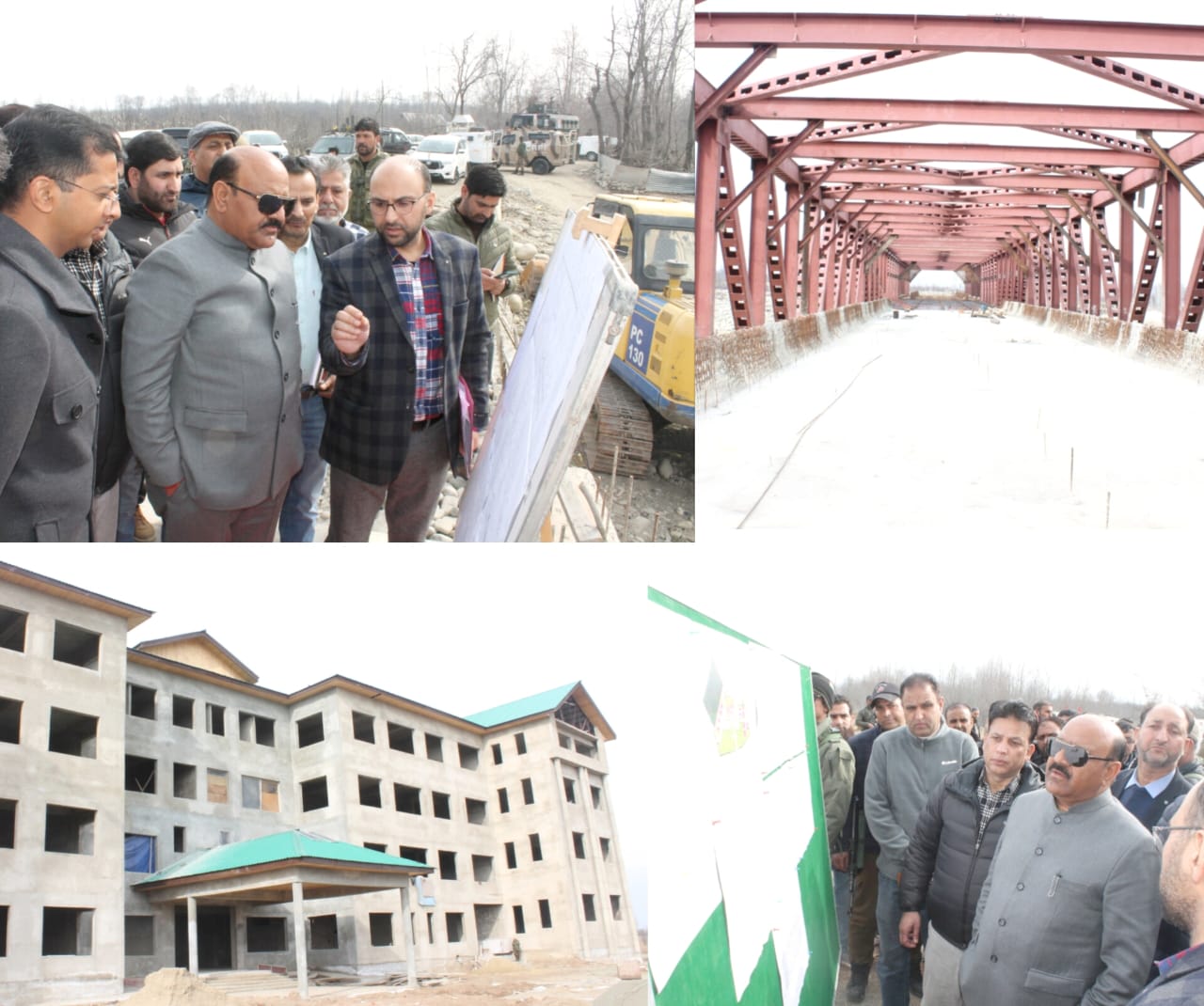 Dy CM reviews progress on development projects at Shopian 14 1