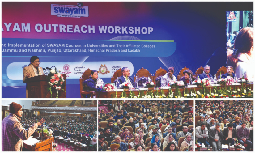 KU hosts SWAYAM outreach workshop to enhance digital learning in JK UT Northern India