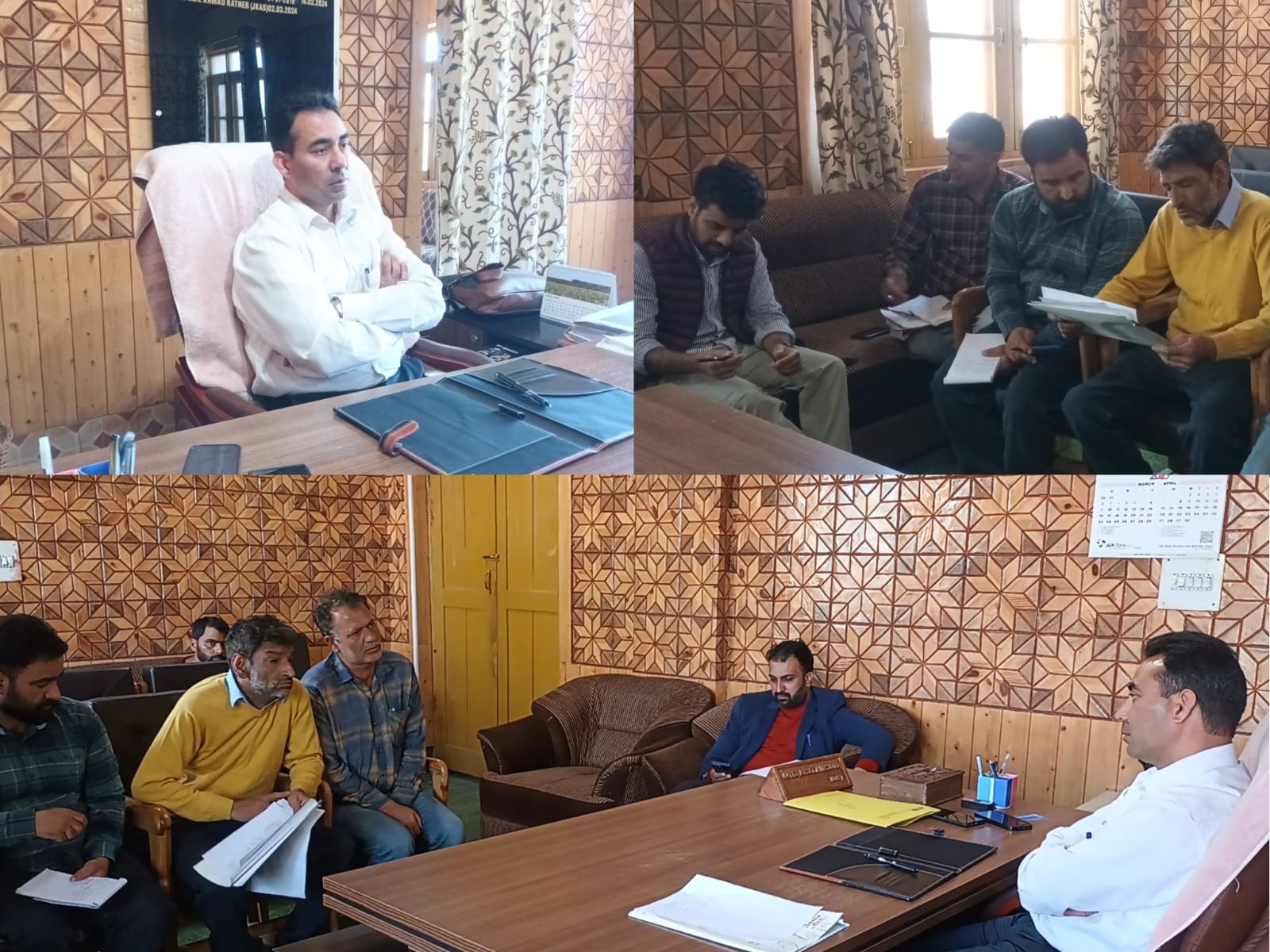 ADC Handwara Reviews Functioning of RDD and Municipal Committees in Langate and Handwara