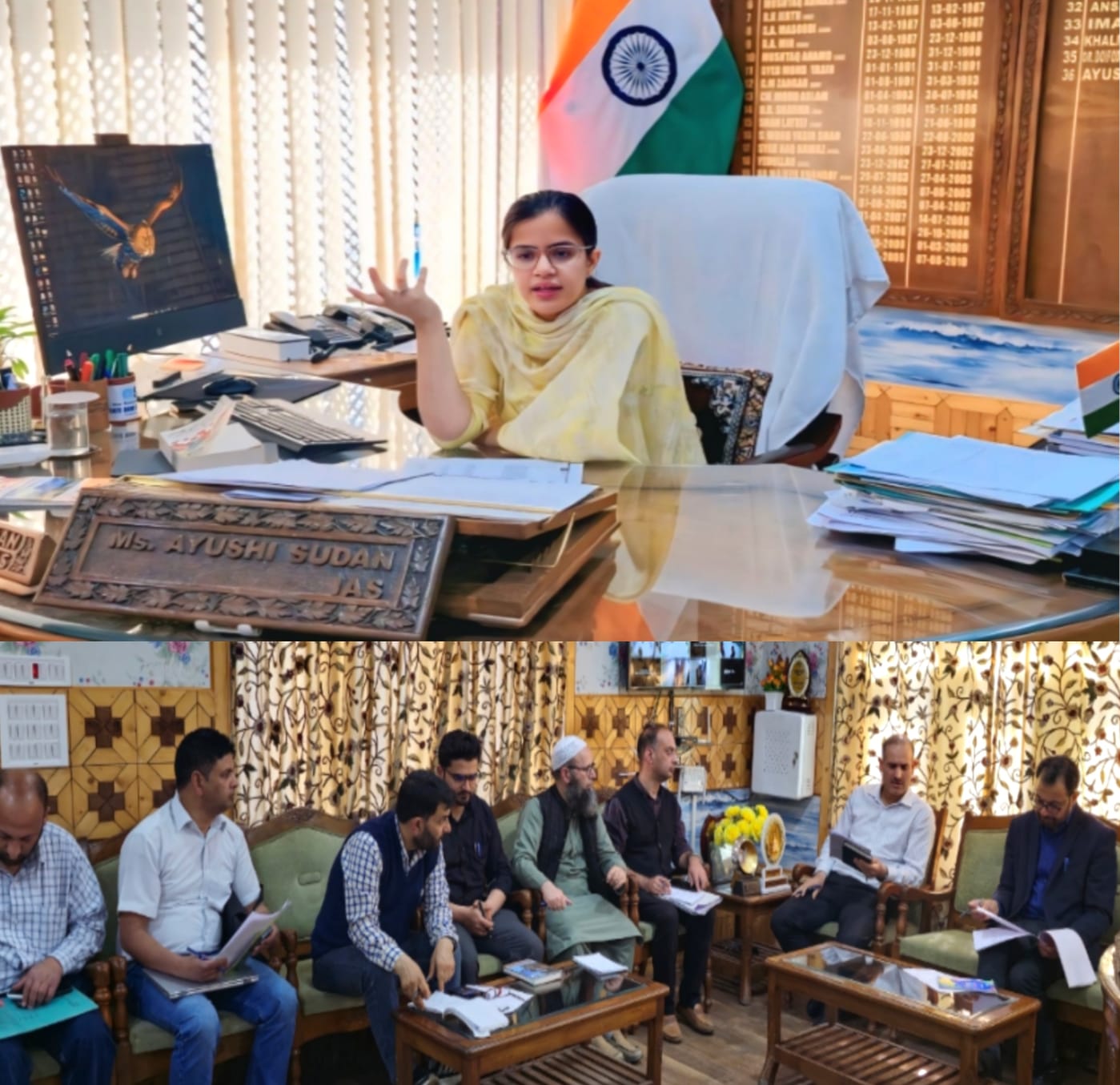 DC Kupwara Reviews Progress of PM Surya Ghar u Muft Bijli Yojana