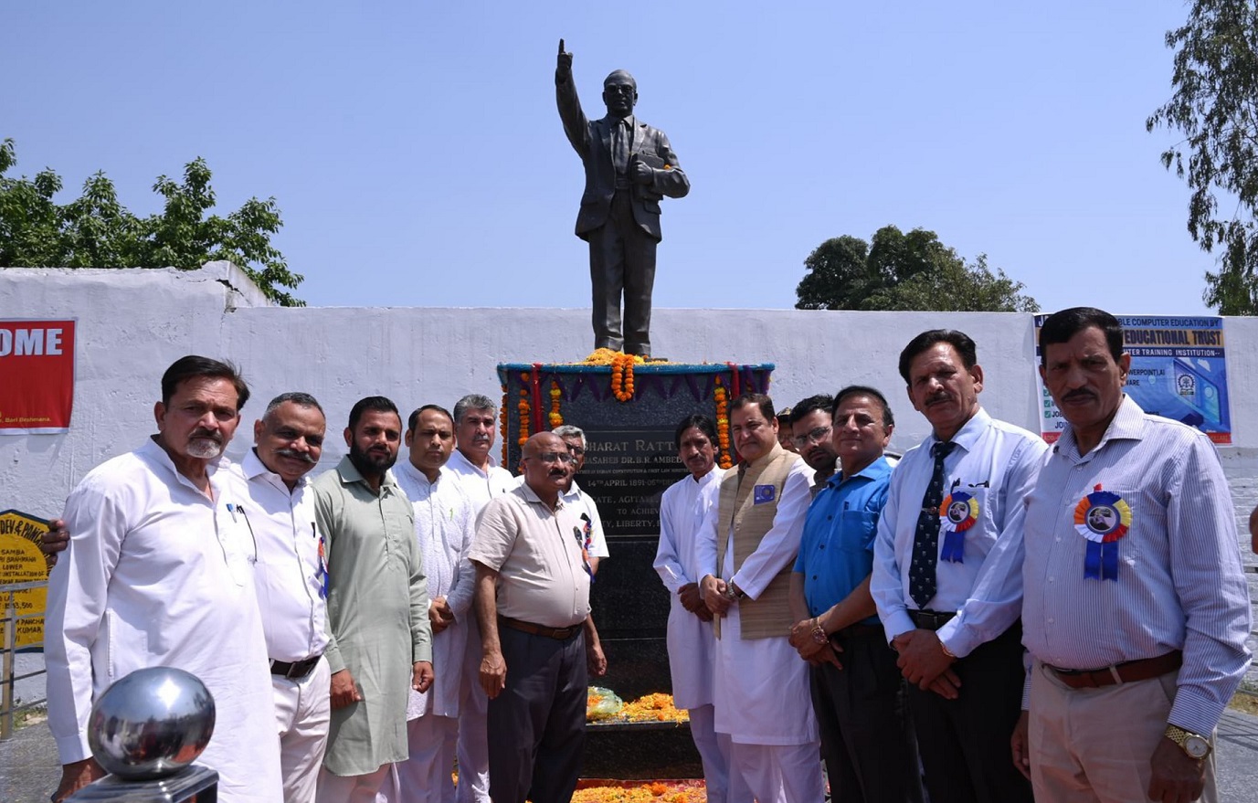 Javed Dar pays tributes to B R Ambedker on his birth anniversary 14