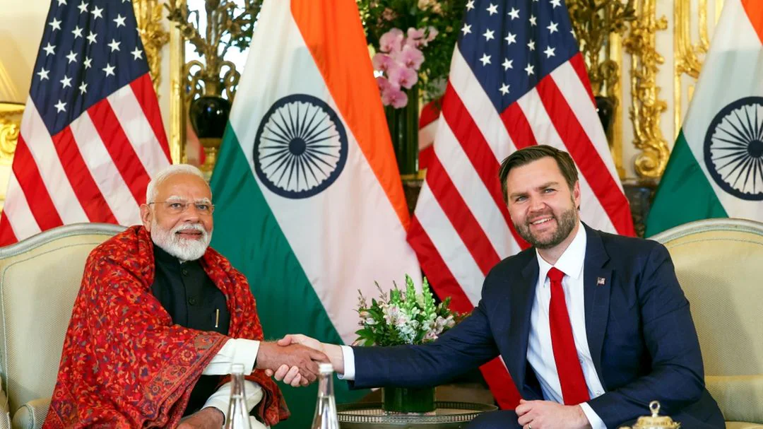 PM Modi with JD Vance