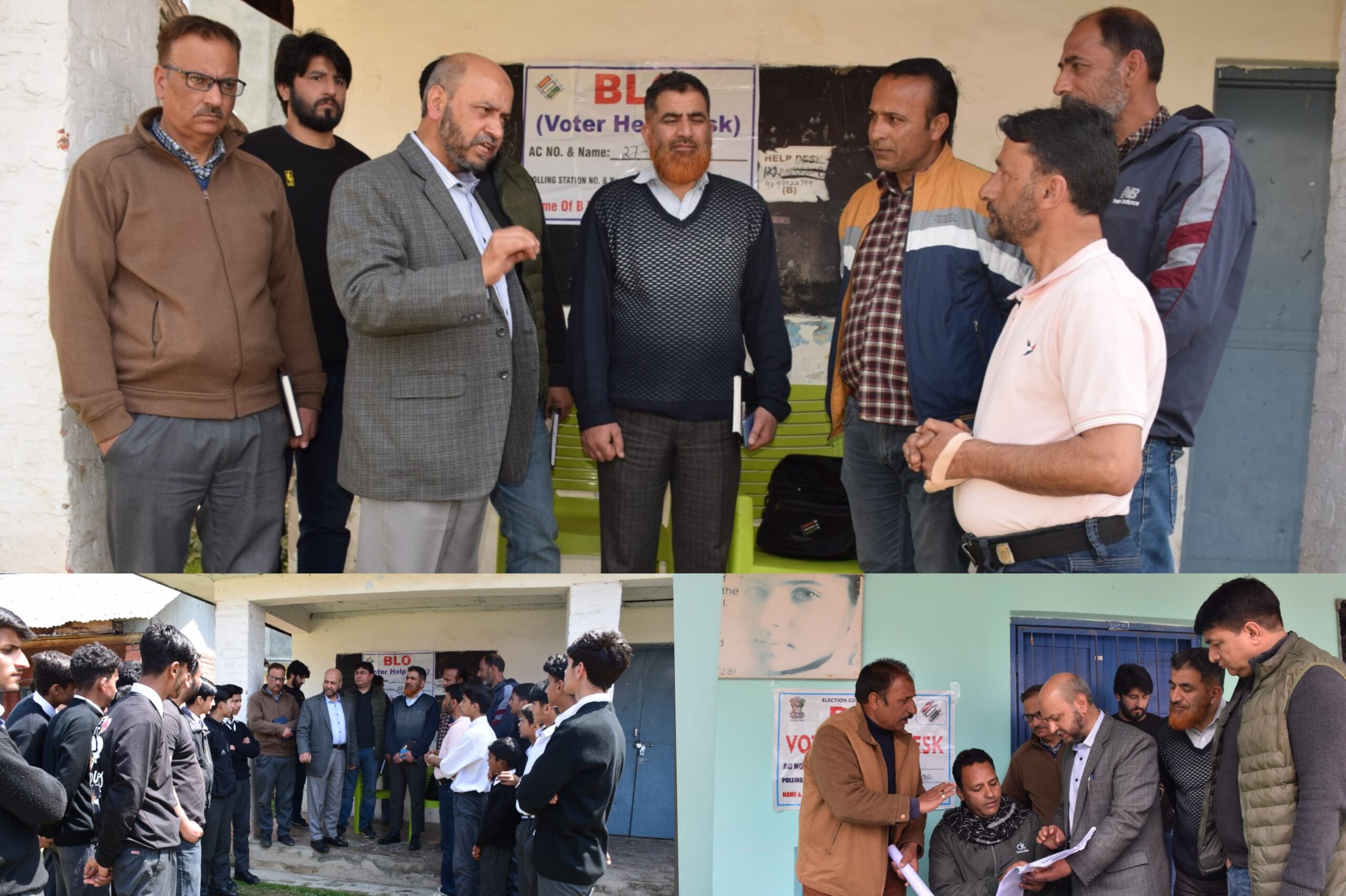 Special Electoral Team Conducts Visit to Polling Stations in Budgam scaled