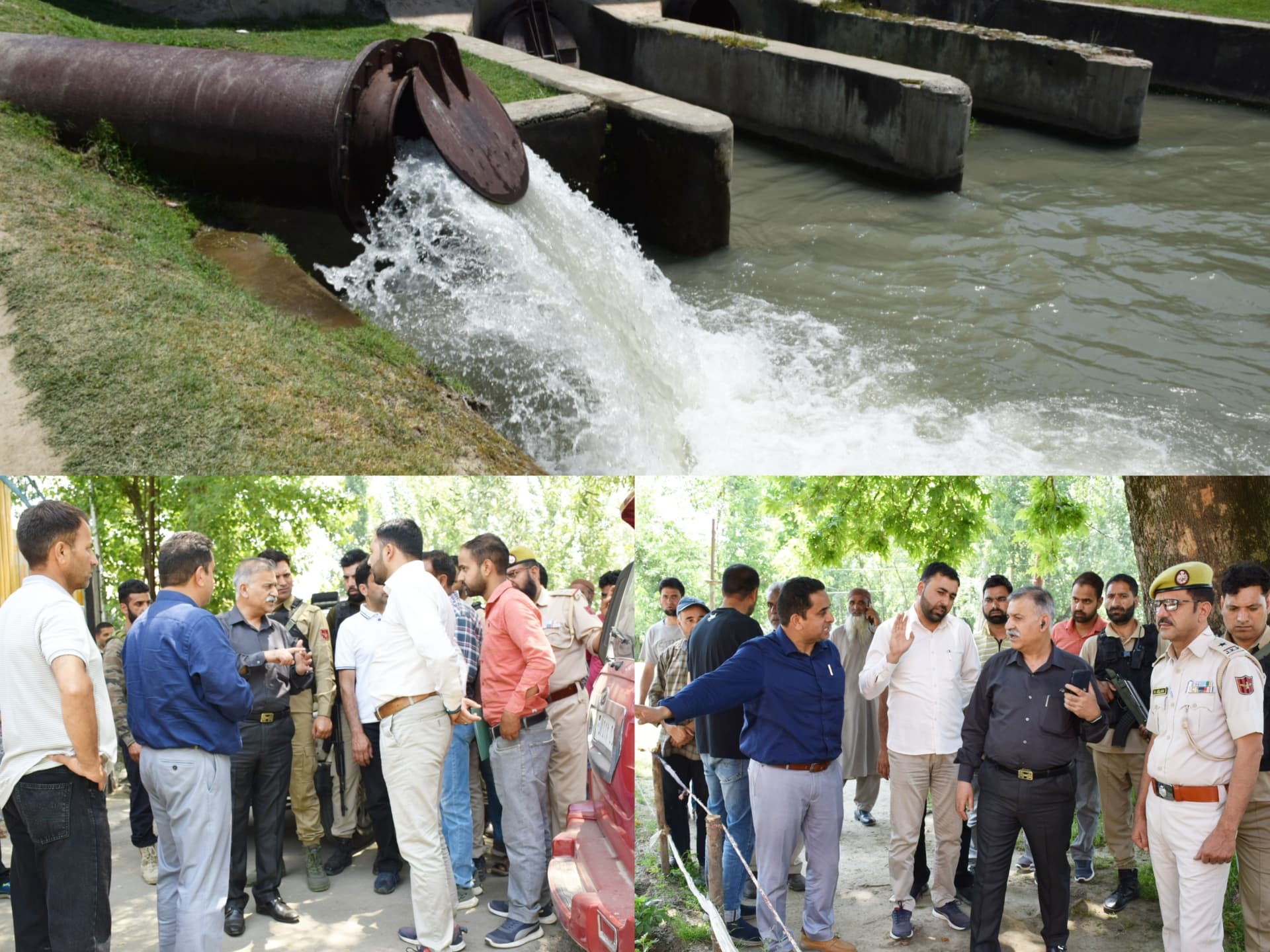 Deputy Commissioner Bandipora conducts extensive tour of Sumbal Sub Division Reviews Irrigation Facilities Calls for Efficient Irrigation Access