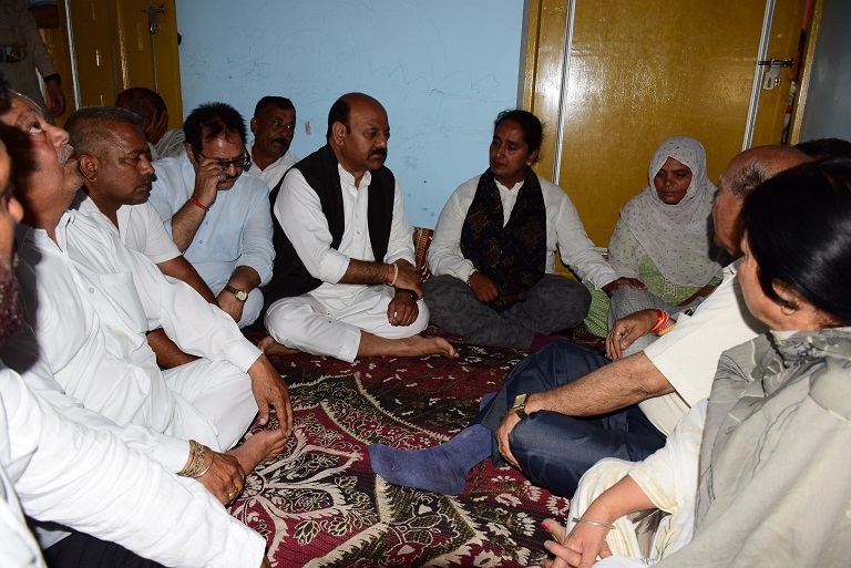 Dy CM visits Trewa Arnia expresses condolences to Rifleman Sunil Kumars family 12