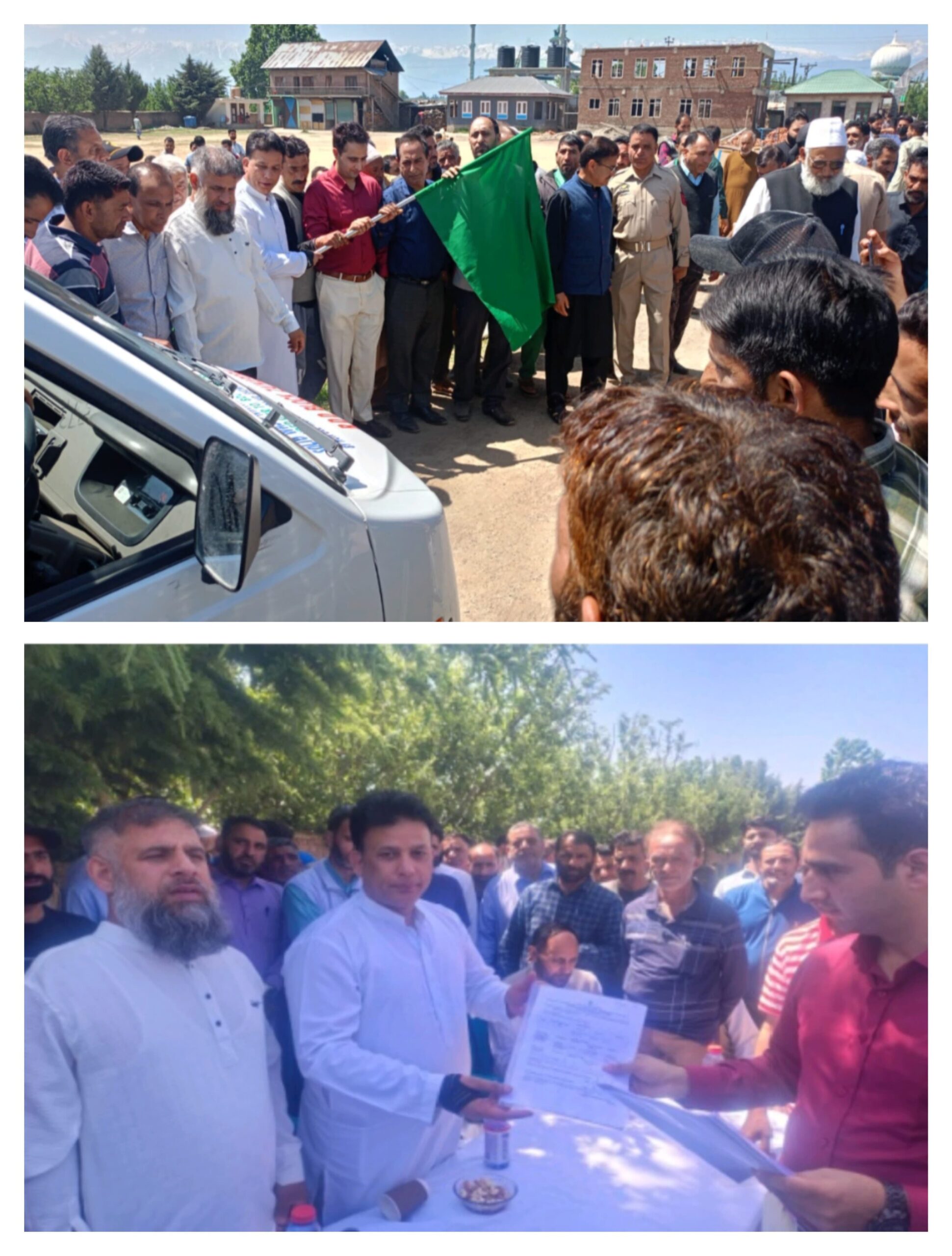 MLA Zainapora Flags Off 06 Sanitation Vehicles to drive rural cleanliness in Zainapora Constituency scaled