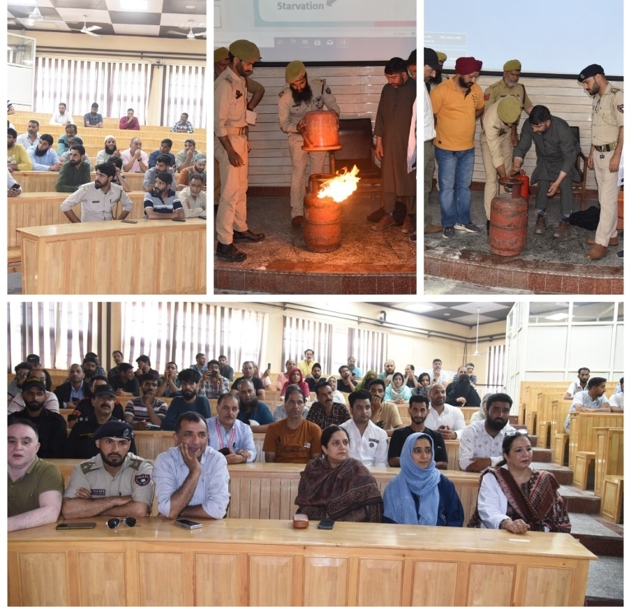 GMC Srinagar conducts Fire Fighting Mock Drill to enhance emergency preparedness