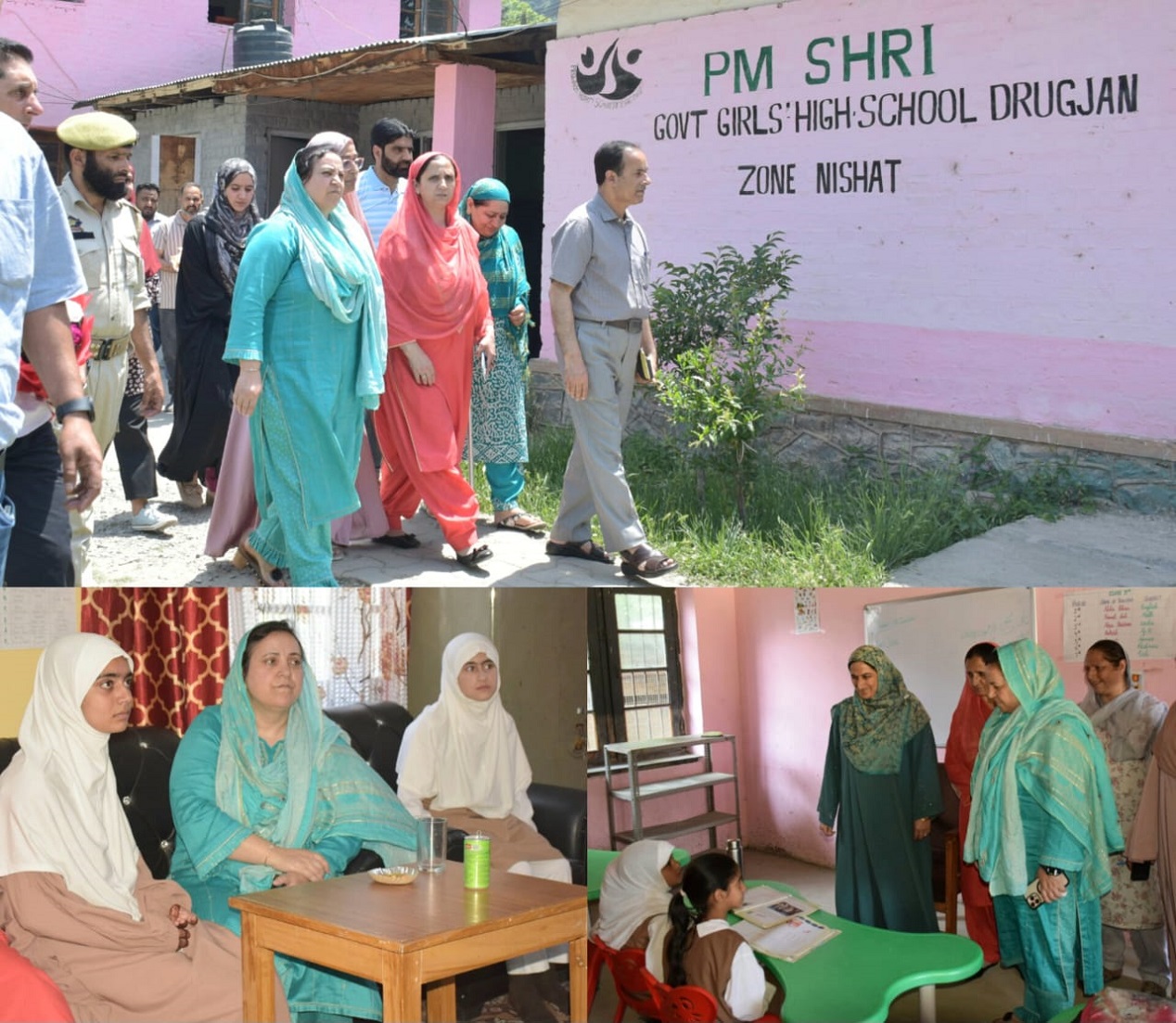 Sakeena Itoo conducts surprise inspection of GGHS Drugjan Dalgate 11