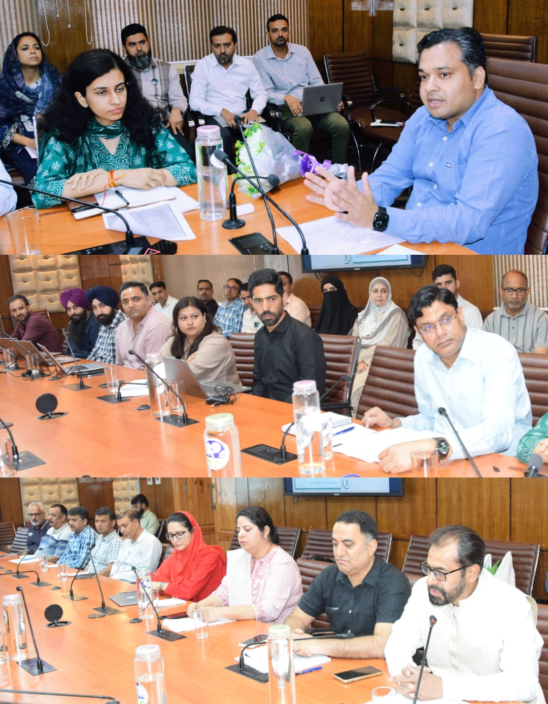 Secretary reviews implementation progress on IT projects