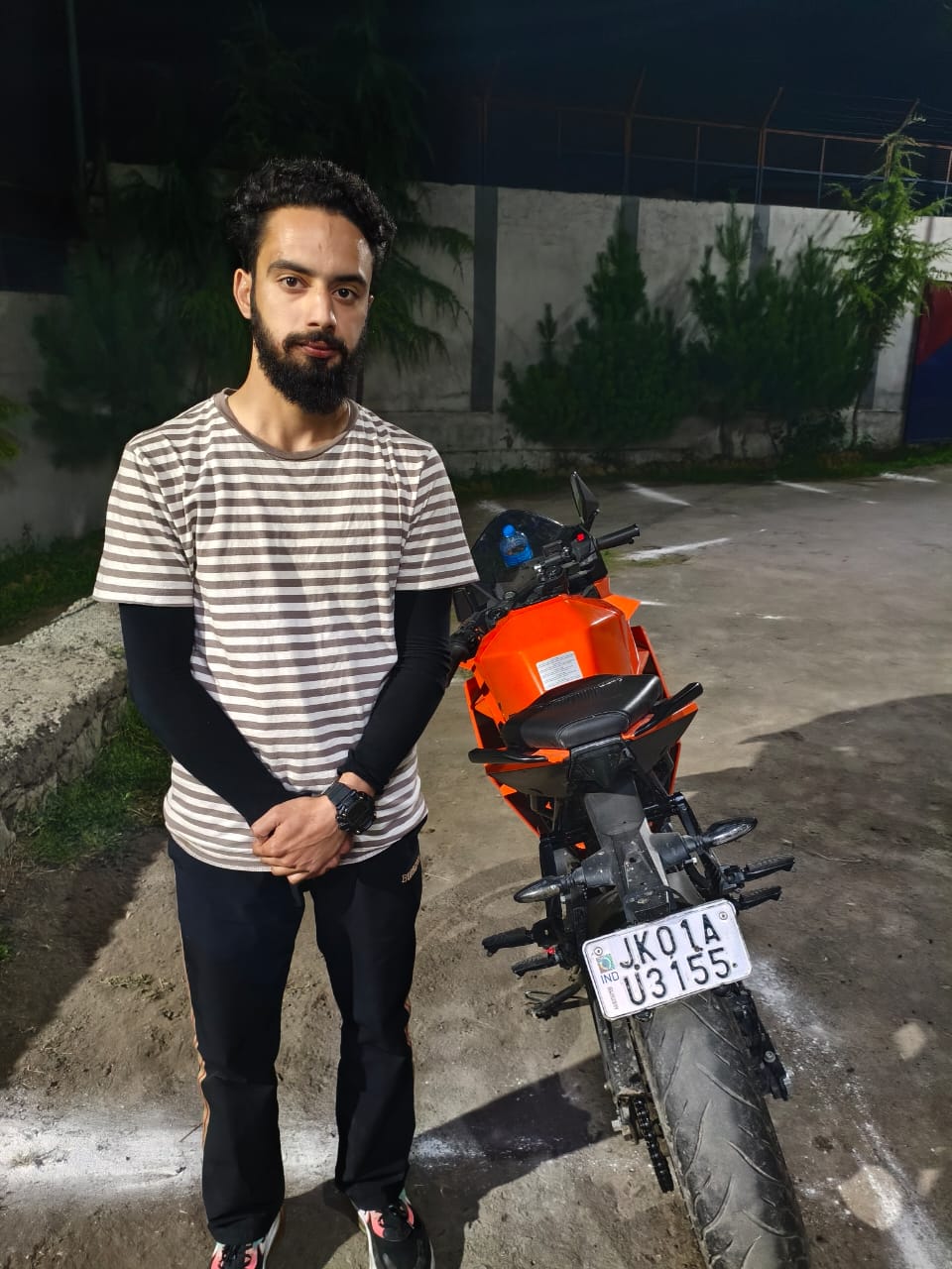 Srinagar Motorcyclist