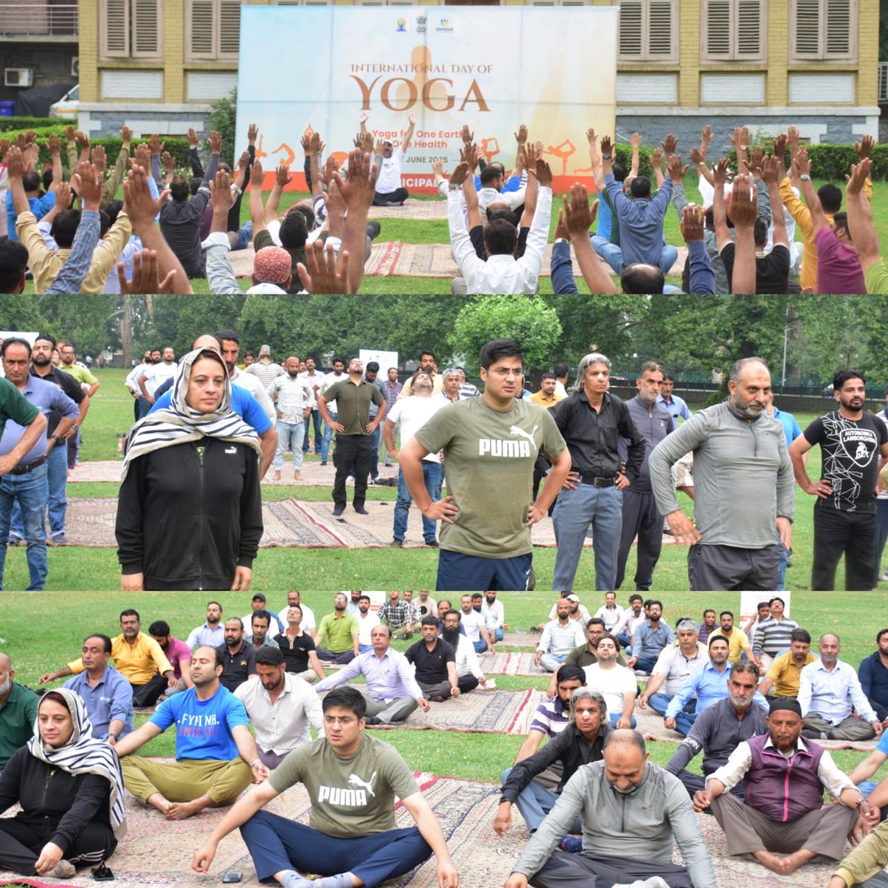 Srinagar Municipal Corporation celebrates ‘International Yoga Day