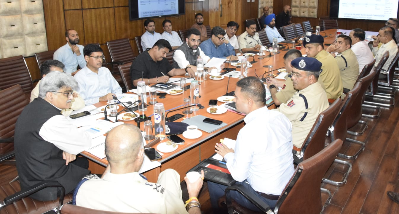 Chief Secretary chairing 14th UT level meeting of Narco Coordination Centre NCORD 31 1