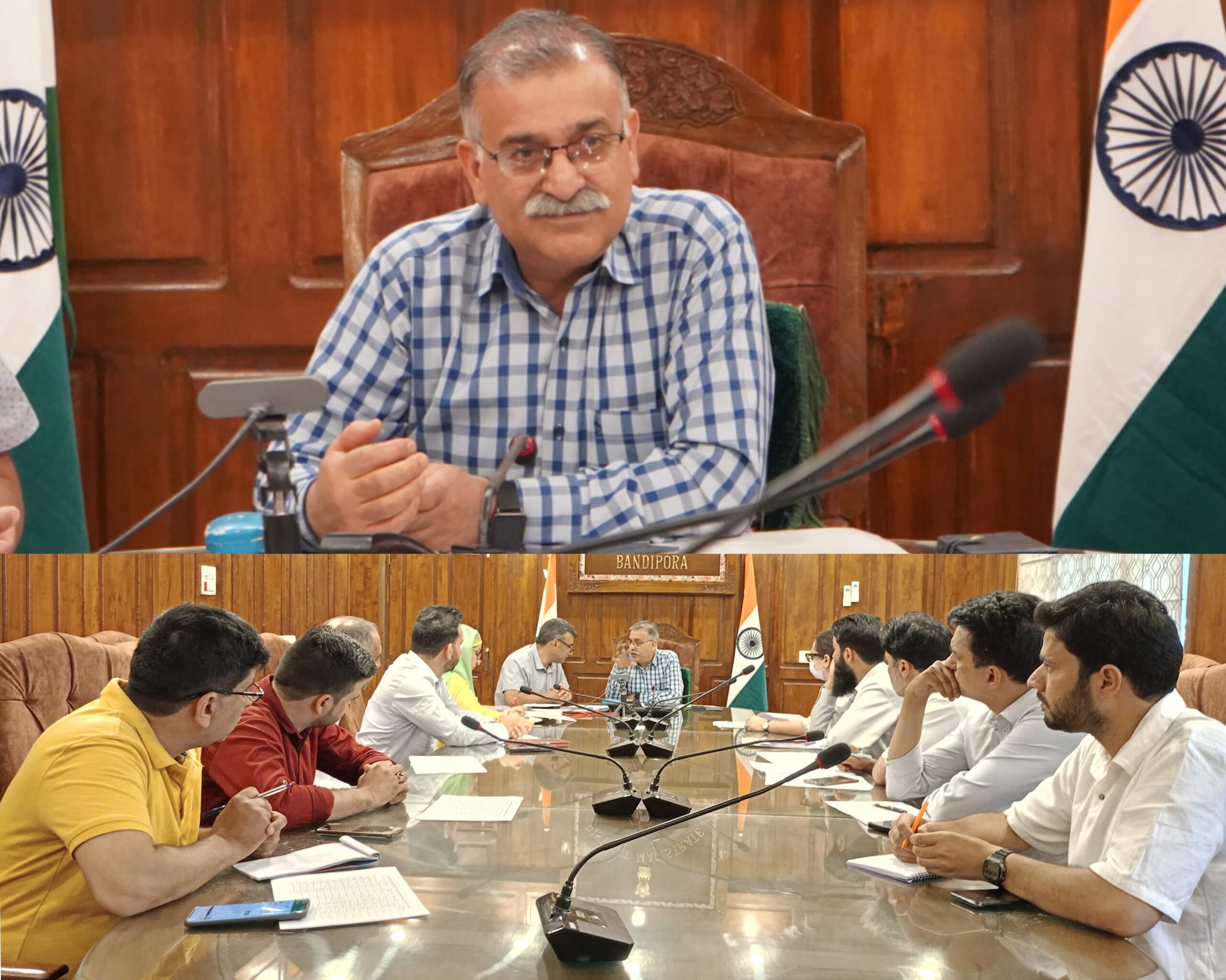 DC Bandipora chairs DLIC meeting approves 51 cases scaled